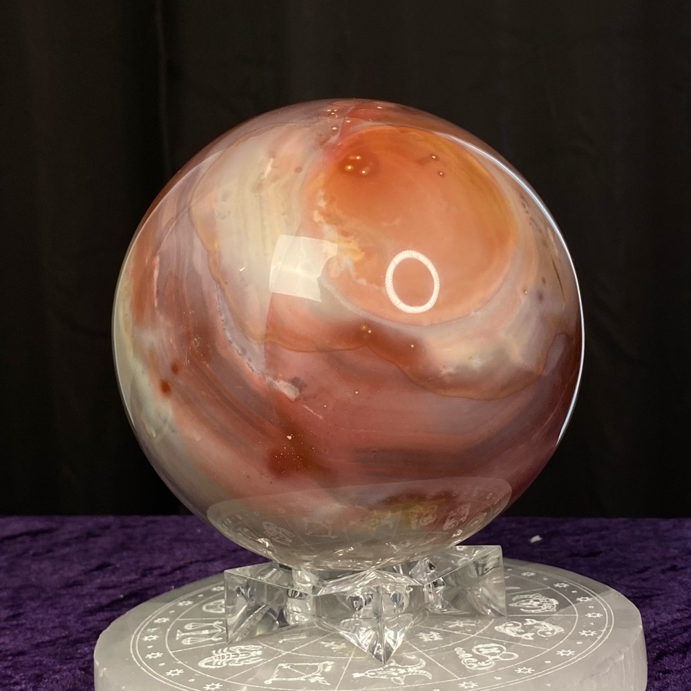 Sunset Onyx Sphere 🌅⚪️🌅